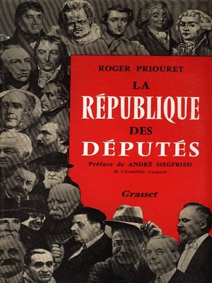 cover image of La république des députés
